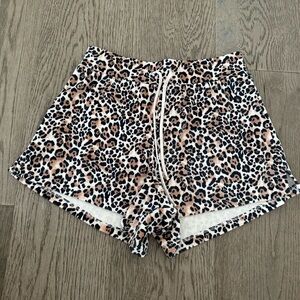 VS velvet pajama shorts